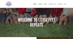 Desktop Screenshot of littlefeetrepeats.com