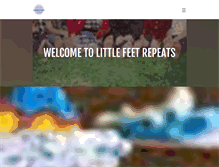 Tablet Screenshot of littlefeetrepeats.com